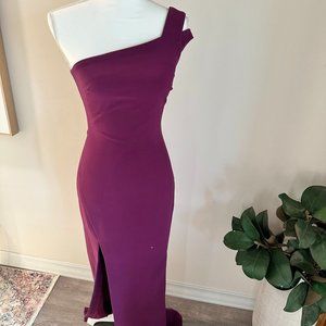 Likely One shoulder gown